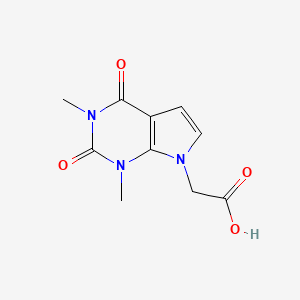 (1,3-dimethyl-2,4-dioxo-1,2,3,4-tetrahydro-7H-pyrrolo[2,3-d]pyrimidin-7-yl)acetic acid - (950259-70-8)