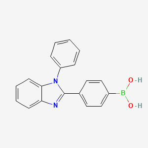 [4-(1-phenylbenzimidazol-2-yl)phenyl]boronic acid - (952514-79-3)