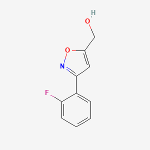 [3-(2-fluorophenyl)isoxazol-5-yl]methanol - (953046-62-3)