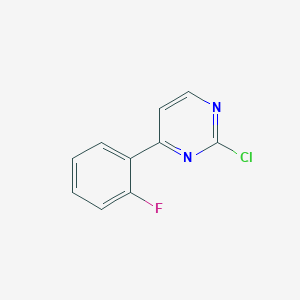2-chloro-4-(2-fluoro-phenyl)-pyrimidine - (954216-36-5)
