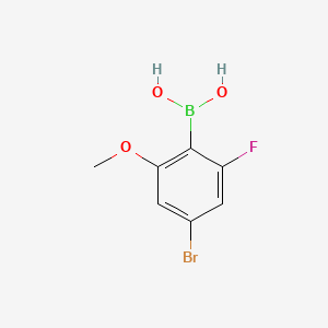 4-Bromo-2-fluoro-6-methoxyphenylboronic acid - (957035-32-4)