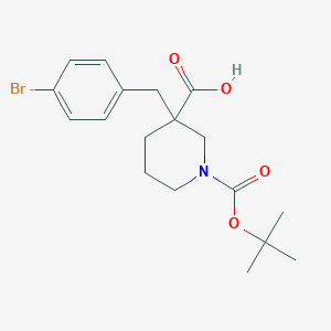 1-Boc-3-(4-bromobenzyl)-3-carboxypiperidine - (959235-99-5)