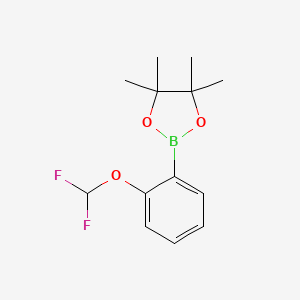 2-[2-(difluoromethoxy)phenyl]-4,4,5,5-tetramethyl-1,3,2-dioxaborolane - (960067-33-8)