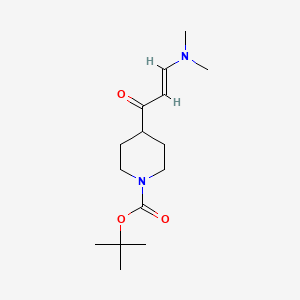 tert-butyl 4-[(2E)-3-(dimethylamino)prop-2-enoyl]piperidine-1-carboxylate - (960201-86-9)