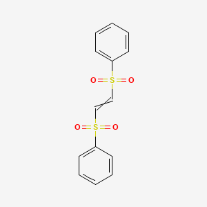 [(E)-2-(benzenesulfonyl)ethenyl]sulfonylbenzene - (963-16-6)