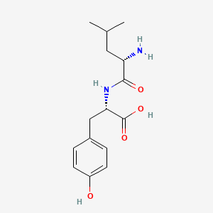 (S)-2-((S)-2-Amino-4-methylpentanamido)-3-(4-hydroxyphenyl)propanoic acid - (968-21-8)