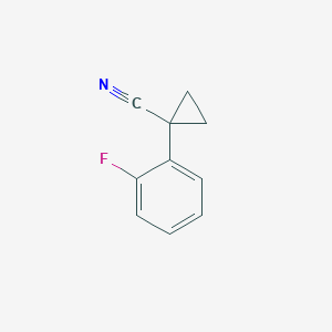 1-(2-Fluorophenyl)cyclopropanecarbonitrile - (97009-38-6)