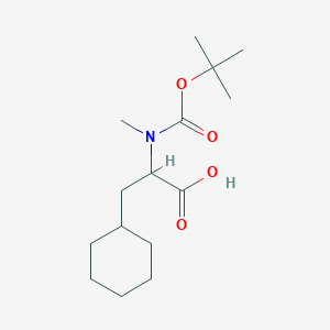 (2S)-2-{[(tert-butoxy)carbonyl](methyl)amino}-3-cyclohexylpropanoic acid - (97269-22-2)