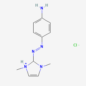 2-[(4-AMINOPHENYL)AZO]-1,3-DIMETHYL-1H-IMIDAZOLIUM CHLORIDE - (97404-02-9)