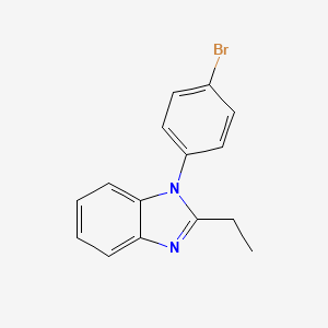 1-(4-Bromophenyl)-2-ethyl-1H-benzimidazole - (97870-64-9)