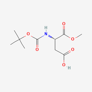 (3S)-3-{[(tert-butoxy)carbonyl]amino}-4-methoxy-4-oxobutanoic acid - (98045-03-5)