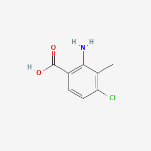 2-amino-4-chloro-3-methylbenzoic acid - (98968-68-4)