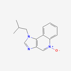 1-(2-methylpropyl)-5-oxidoimidazo[4,5-c]quinolin-5-ium - (99010-63-6)