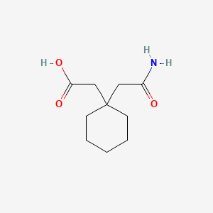 2-(1-(2-Amino-2-oxoethyl)cyclohexyl)acetic acid - (99189-60-3)