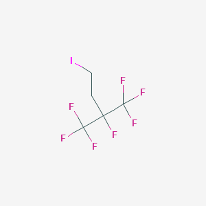 4-Iodo-1,1,1,2-tetrafluoro-2-(trifluoromethyl)butane - (99324-96-6)