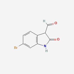 6-bromo-2-oxo-2,3-dihydro-1H-indole-3-carbaldehyde - (99365-41-0)