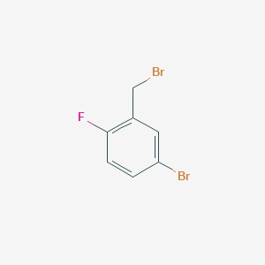 4-Bromo-2-(bromomethyl)-1-fluorobenzene - (99725-12-9)